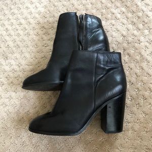 H&M Leather Booties size 7/38